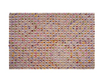 Striped Design Turkish Kilim Rug, 210x294cm, Minimalist Vintage Kilim Rug, Handwoven Wool Area Rug, Turkish Striped Kilim Rug 6'10x9'7 ft