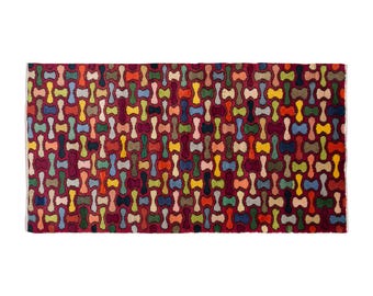 3'5" x 7" feet, 105 x 212 cm Rug, Handmade Wool RugFREE SHIPPING! Vintage Rug,Turkish Rug,Decorative Rug,Oushak Rug,Rug