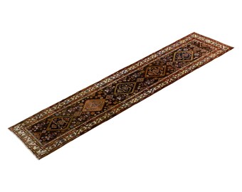 3'3 X 13'1 Floor Turkish Runner,Oushak Rug Runner,Vintage Runner Rug,Oushak Rug Runner,Handmade Rug,Floor rug runner,Home Decor Rug Runner