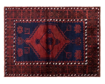 Turkish Oushak Area Rug 92x120 cm (3 x 3.9 ft) | Vintage | 90+ Year Old