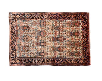 Turkish Rug, Vintage Rug, 4.11 x 6.11 feet, Oushak Rug, Antique Rug, Oriental Rug, Handmade Rug, Decorative Rug, Muted Rug, Old Rug,Area Rug