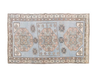 5x7 rug, 4.7 x 6.10 rug, Oushak Rug", Area Rug, Turkish Rug, Vintage Rug, 4.7 x 6.10 feet, Antique Rug, Oriental Rug, Handmade Rug, Old Rug
