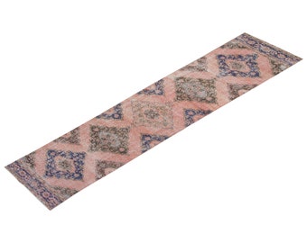 2'6 X 13'11 ft FREE SHIPPING Muted Runner Rug,Oushak Rug,Runner Rug,Turkish Runner Rug,Vintage Rug,Hallway Rug,Turkish Rug,Home Decor Runner