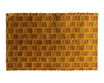 Vintage Wool on Wool Rug 5'2" x 8'11" | 157 x 272 cm, Bohemian Turkish Rug, Handwoven Caucasian Design, Muted Tones, 1960s Rug