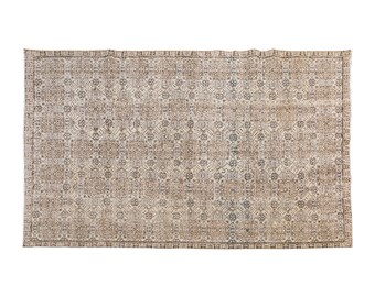 Large Rug, 6x10 rug, 6.5 x 10.2 rug, Area Rug, Turkish Rug, Vintage Rug, 6.5 x 10.2 feet, Antique Rug, Oversized Rug, Oushak Rug,Old Rug