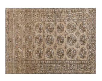 Vintage Turkish Rug, 118x160 cm (3.9x5.2 ft), Oushak Area Rug, Antique Handmade Rug, 60+ One of a Kind Old Rug