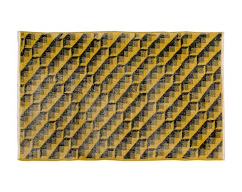Turkish Modern Rug,Decorative Rug,Artistic Design Rug,Rug,Modern Rug, Art Rug, Minimal Decoration Rug,3'8" x 6'7" feet 113 x 200 cm