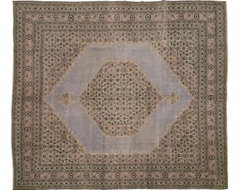 10.6x12.8 rug, Turkish Rug, Vintage Rug, Area Rug, 10.6x12.8 feet, Oushak Rug, Antique Rug, Oversized Rug, Large Rug, Old Rug