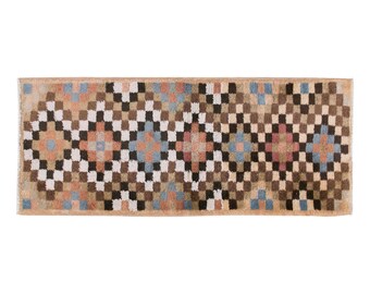 Small Rug, 2'2 x 5'5 feet / 65 x 166 cm,Vintage Rug, Turkish Rug,Oushak rug,Small oushak Rug,Area Rug,Shabby Rug, Small Area Rug