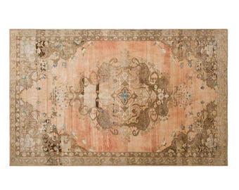 Vintage Turkish Kars Rug 215x340 cm (7.1x11.2 ft) | 60+ Years Old Area Rug