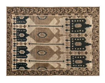 3x4 rug, 2.6 x 3.5 rug, Oushak Rug", Area Rug, Turkish Rug, Vintage Rug, 2.6 x 3.5 feet, Antique Rug, Oriental Rug, Handmade Rug