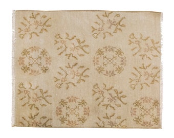2 x 2'6 feet / 60 x 76 cm,Small Rug, Vintage Rug, Turkish Rug,Oushak rug,Small oushak Rug,Area Rug,Shabby Rug, Small Area Rug