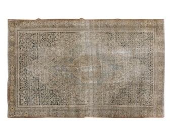 Oushak Rug, Area Rug, Turkish Rug, Vintage Rug, 4 x 6.1 feet, Antique Rug, Oriental Rug, Handmade Rug, Decorative Rug, Muted Rug,Old Rug