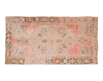 Large Rug, Area Rug, Turkish Rug, Vintage Rug, 5 x 9.10 feet, Antique Rug, Oriental Rug, Handmade Rug, Decorative Rug, Oushak Rug,Old Rug