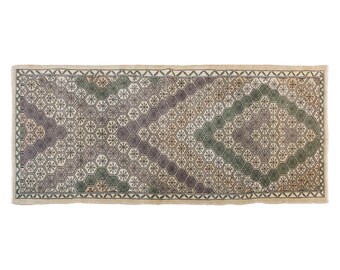 4x10 rug, 3.8 x 9.9 rug, Area Rug, Turkish Rug, Vintage Rug, 3.8 x 9.9 feet, Oushak Rug, Antique Rug, Oriental Rug, Handmade Rug, Old Rug