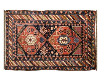 Turkish Rug", Vintage Rug, Area Ru 3'3 x 5'1 feet, Oushak Rug, Antique Rug, Oriental Rug, Handmade Rug, Decorative Rug, Muted Rug, Old Rug