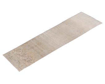 2'2 X 9'8 ft Runner Carpet, Muted Runner Rug,Oushak Rug,Runner Rug,Turkish Runner Rug,Vintage Rug,Hallway Rug,Turkish Rug,Home Decor Runner