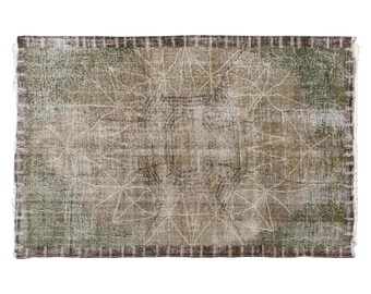 5x8 rug, 5.3 x 8.1 rug, Turkish Rug, Vintage Rug, Area Rug, 5.3 x 8.1 feet, Oushak Rug, Antique Rug, Oversized Rug, Large Rug, Old Rug