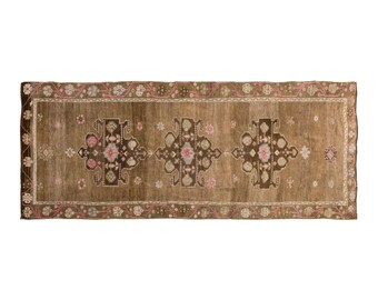 Large Rug, 3x9 rug, 3.5 x 8.9 rug, Area Rug, Turkish Rug, Vintage Rug, 3.5 x 8.9 feet, Antique Rug, Handmade Rug, Oushak Rug, Old Rug