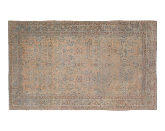 Vintage Rug, Area Rug, Turkish Rug, 10'5 x 18 feet, Oushak Rug, 318 x 545 cm Rug,Oriental Rug,Handmade Rug, Decorative Rug,Large Rug,Old Rug