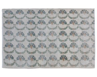 4x7 rug, 4.1 x 7.2 rug, Vintage Rug", Area Rug, Turkish Rug, 4.1 x 7.2 feet, Oushak Rug, Antique Rug, Oriental Rug, Handmade Rug, Old Rug