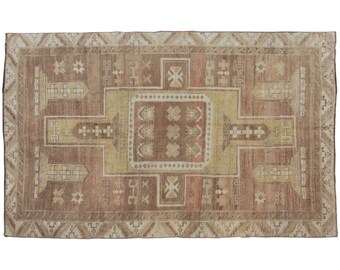 Area Rug, "Turkish Rug, Vintage Rug, 5.2 x 8.4 feet, Oushak Rug, Antique Rug, Oriental Rug, Handmade Rug, Decorative Rug, Large Rug, Old Rug
