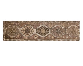 Turkish Oushak Runner 50x180 cm (1.6x5.9 ft) | Small Vintage Runner | 60+ Year Old