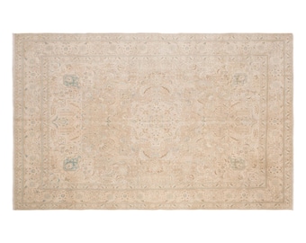 Vintage Turkish Area Rug, 9.7x12.6 ft, 295x385 cm, Handmade Anatolian Wool Rug
