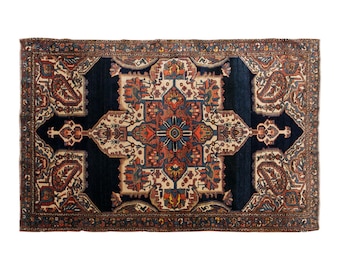 4x7 rug, 4.3 x 6.6 rug, Area Rug, Turkish Rug, Vintage Rug, 4.3 x 6.6 feet, Oushak Rug, Antique Rug, Oriental Rug, Handmade Rug, Old Rug