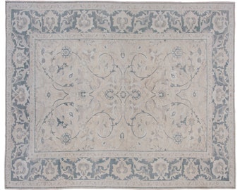 Turkish Rug", Vintage Rug, Area Rug, 8.4 x 11.10 feet, Oushak Rug, Antique Rug, Oriental Rug, Handmade Rug, Decorative Rug,Large Rug,Old Rug
