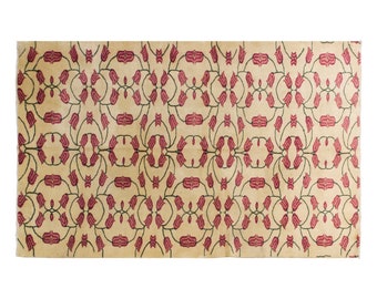 7x11 rug, 7.3 x 11 rug, Vintage Rug, Area Rug, Turkish Rug, 7.3 x 11 feet, Oushak Rug, Antique Rug, Oversized Rug, Large Rug, Old Rug