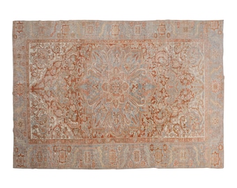 Large Rug, Area Rug, Turkish Rug, Vintage Rug, 7.5 x 11.4 feet, Antique Rug, Oriental Rug, Handmade Rug, Decorative Rug, Oushak Rug,Old Rug