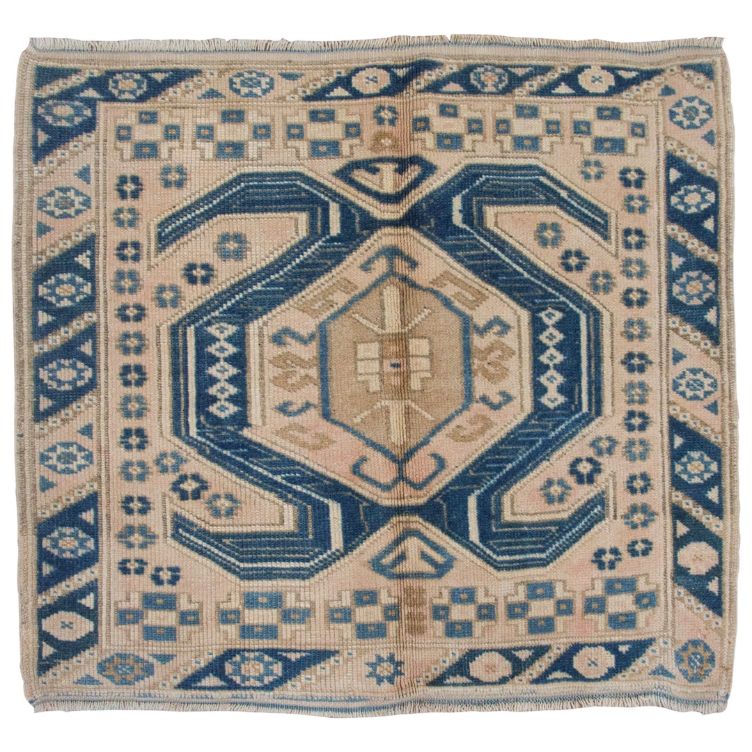 Turkish Abstract Rug Vintage Rug, Turkish Rug,abstract Design Rug,trend Rug,muted Colors Rug ...
