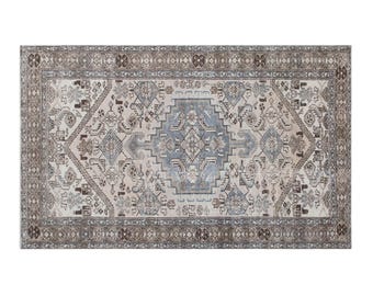 Medium 60+ Year Old Turkish Oushak Rug | 130x210 cm (4.3x6.9 ft)
