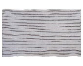 Stripe Kilim Rug, 185x305cm , Striped Design Turkish Kilim Rug, Minimalist Kilim Rug, Striped Turkish Rug, Striped Kilim Rug 6'1 x 10 feet