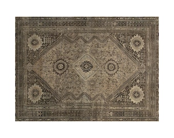 7x10 rug, 7 x 10 rug, Turkish Rug, Vintage Rug, Area Rug, 7 x 10 feet, Oushak Rug, Antique Rug, Oversized Rug, Large Rug, Old Rug