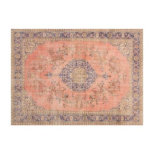 Turkish Rug, Vintage Rug, Area Rug, 8&#39;3 x 12&#39;8 feet, Oushak Rug, Antique Rug, Oriental Rug, Handmade Rug, Decorative Rug, Large Rug, Old Rug