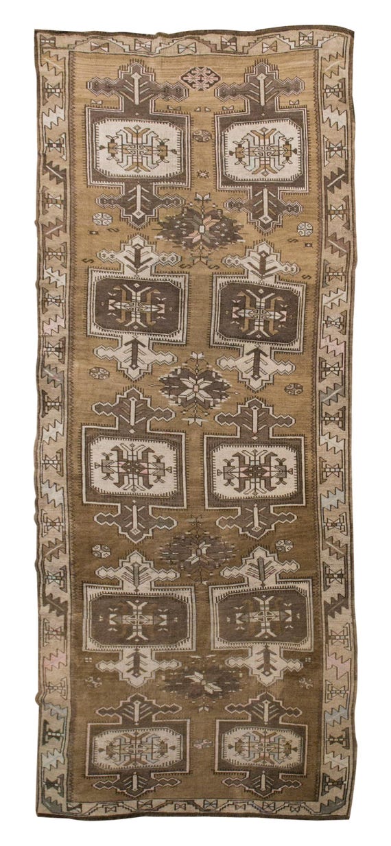 ランナーラグ　ヴィンテージラグ　トルコラグ トルコオールド絨毯、ヴィンテージラグ アンティーク加工絨毯