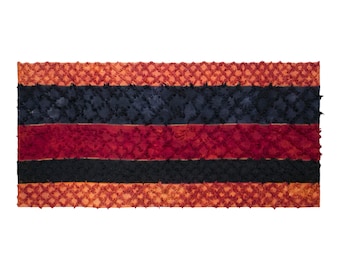 Vintage Turkish Cihanbeyli Curtain Kilim, 6.7x15.3 ft, 205x465 cm, Handmade Wool Kilim