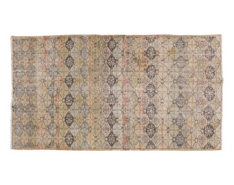 Oushak Rug, Area Rug, Turkish Rug, Vintage Rug, 4.7 x 7.7 feet, Antique Rug, Oriental Rug, Handmade Rug, Decorative Rug, Muted Rug, Old Rug