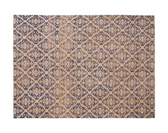 Wool on Wool Area Rug | Anatolian Vintage Rug | Vintage Wool Rug 6'9"x8'9" | Handwoven Turkish Carpet | 60 Year Old Bohemian Design |