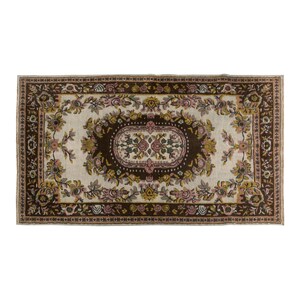 4x7 rug, 3.11 x 7.1 rug, Area Rug, Turkish Rug, Vintage Rug, 3.11 x 7.1 feet, Oushak Rug, Antique Rug, Oriental Rug, Handmade Rug, Old Rug