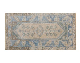 Vintage Rug", Area Rug, Turkish Rug, 3.10 x 6.1 feet, Oushak Rug, Antique Rug, Oriental Rug, Handmade Rug, Decorative Rug,Large Rug,Old Rug