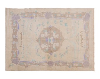 5x7 rug, 5 x 6'7 rug, Turkish Rug, Vintage Rug, Area Rug, 5 x 6'7 feet, Oushak Rug, Antique Rug, Oriental Rug, Handmade Rug, Old Rug