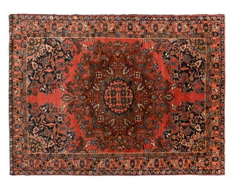 5x6 rug, 4.7 x 6.3 rug, Turkish Rug, Vintage Rug, Area Rug, 4.7 x 6.3 feet, Oushak Rug, Antique Rug, Oriental Rug, Handmade Rug, Old Rug