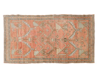 Turkish Rug", Vintage Rug, Area Ru 3'4 x 6'1 feet, Oushak Rug, Antique Rug, Oriental Rug, Handmade Rug, Decorative Rug, Muted Rug, Old Rug
