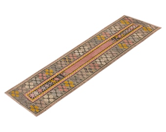 1'6 X 6'6 feet rug runner,Oushak runner rug,oushak runner vintage,hallway long narrow runner,floor home decor rug Runner,Turkish Runner