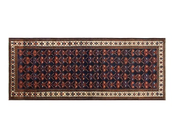 Vintage 60+ Year Old Turkish Oushak Runner Rug | 115x270 cm (3.8x8.9 ft)