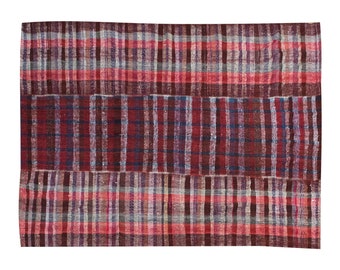 Minimalist Kilim Rug,Goat Hair & Wool Mixed Turkish Rug,Striped Kilim Rug 8'2 x 10 feet,Minimal Kilim Rug,250x335cm,Goat Hair Turkish Kilim