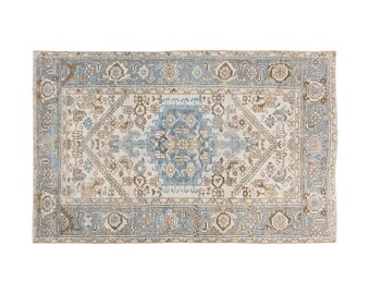 Turkish Rug, Vintage Rug, Area Rug, 4 x 6.8 feet, Oushak Rug, Antique Rug, Oriental Rug, Handmade Rug, Decorative Rug,Boho Rug,Old Rug